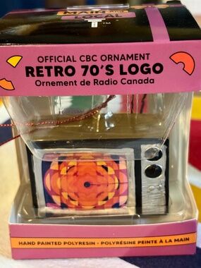 Main & Local "RETRO CBC TV Ornament" New in box*